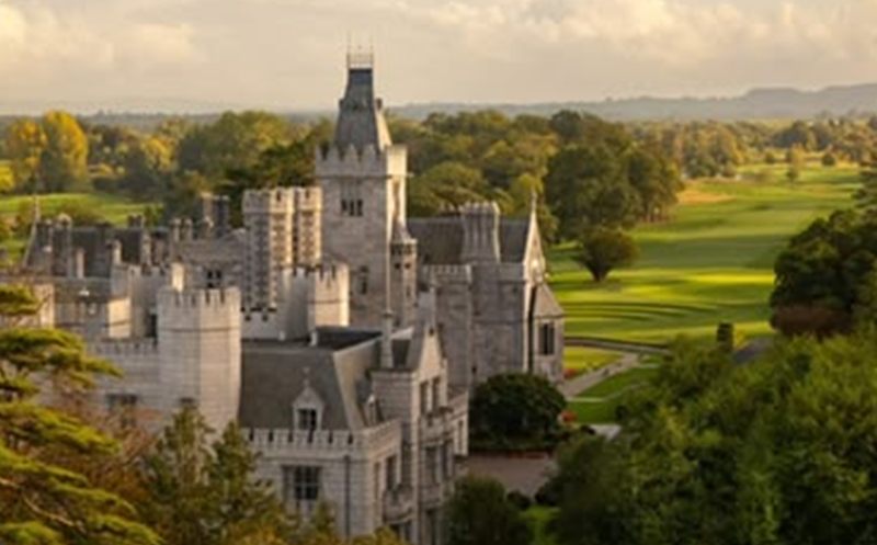 Adare Manor, County Limerick, with its golf course beyond